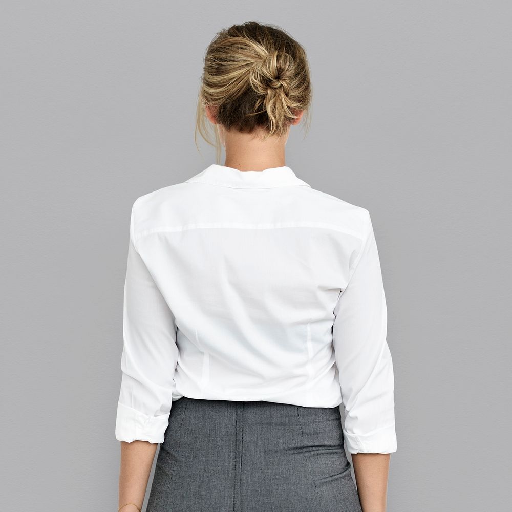 Business Woman Back View Concept