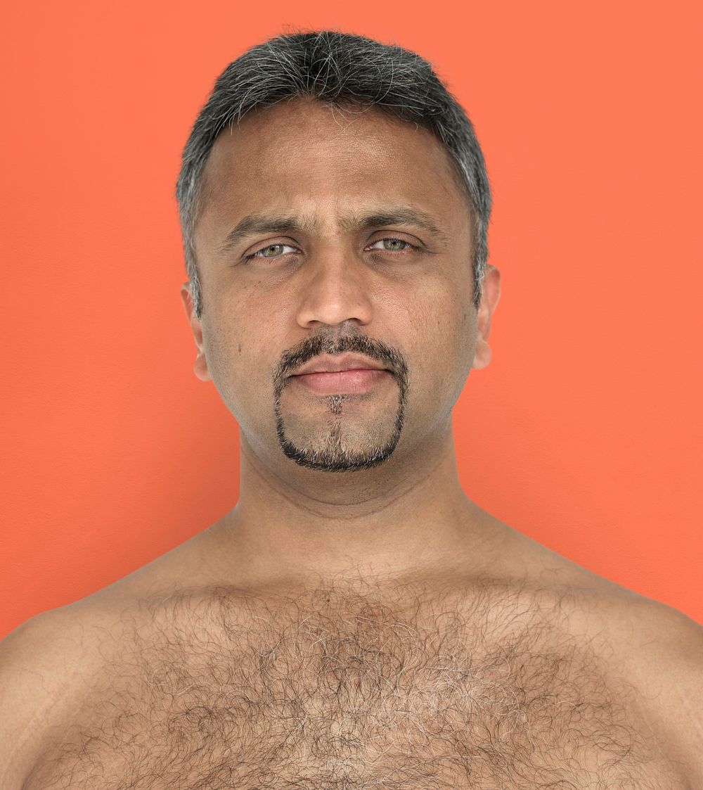 Men Adult Serious Expression Studio