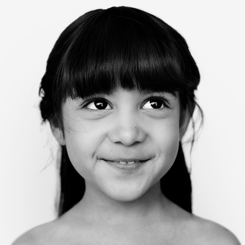 Portrait of a French-Thai girl