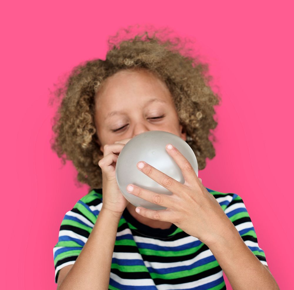 Little Boy Having Fun Portrait