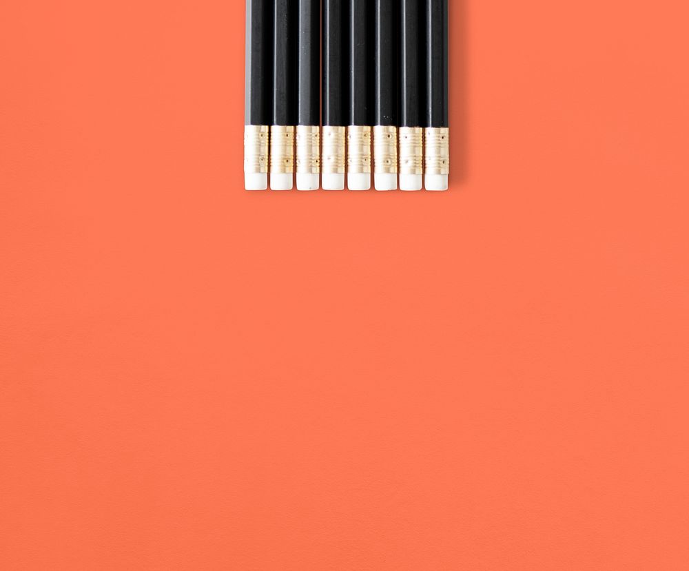 Black Wooden Pencils with Eraser | Premium Photo - rawpixel