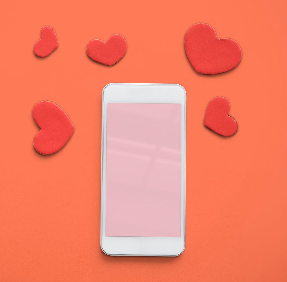 Love Heart Smart Phone Romance