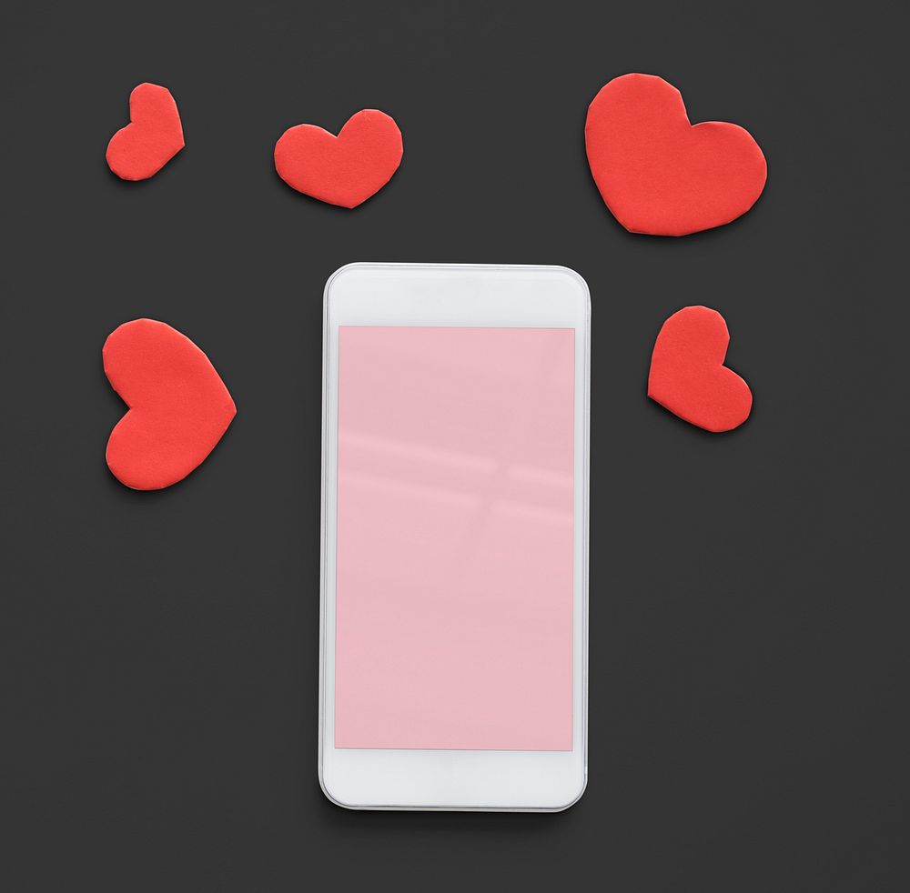 Love Heart Smart Phone Romance