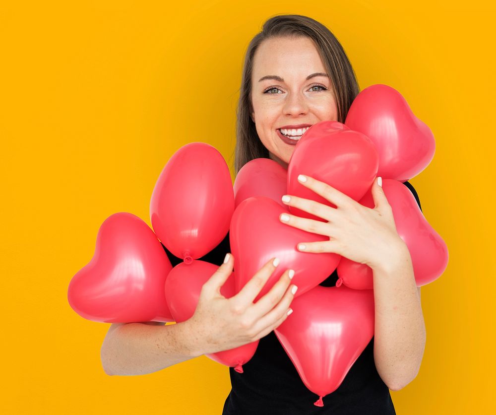 Studio Shoot Portrait Woman Valentine