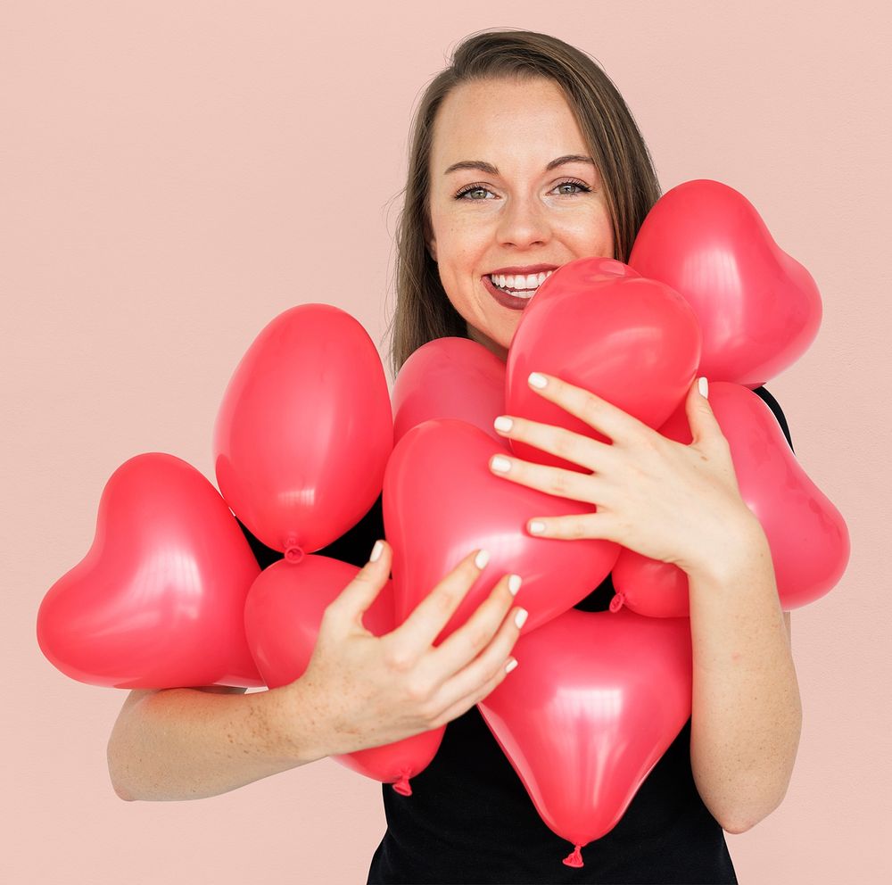 Studio Shoot Portrait Woman Valentine