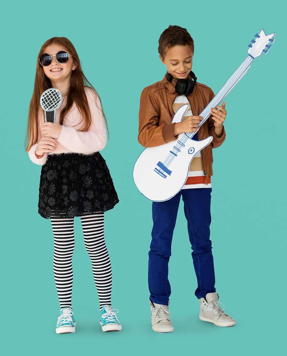 Young Children Musician Singer Guitarist