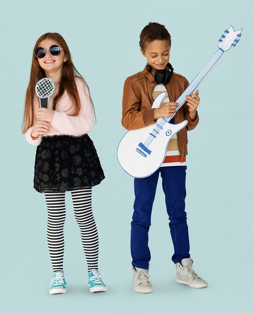 Young Children Musician Singer Guitarist