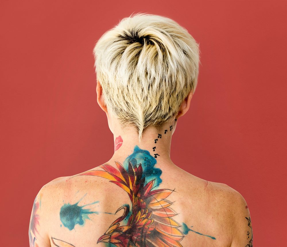 Portrait Woman Showing Her Back Premium Photo Rawpixel