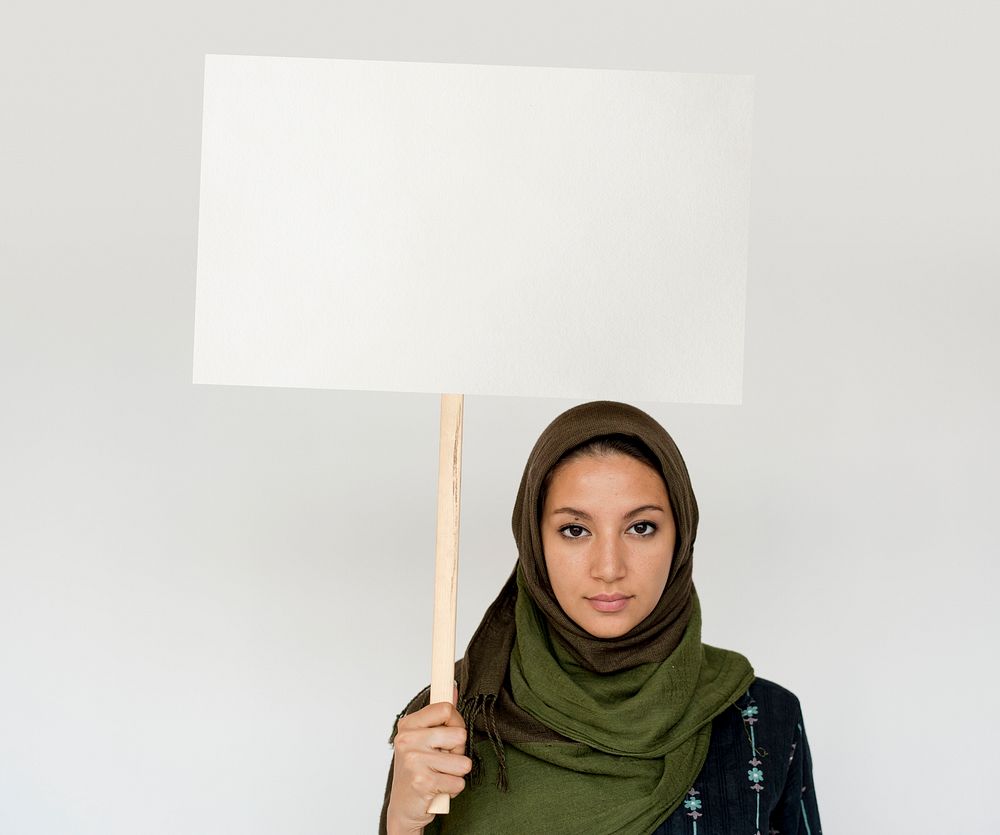Portrait of a woman in hijab