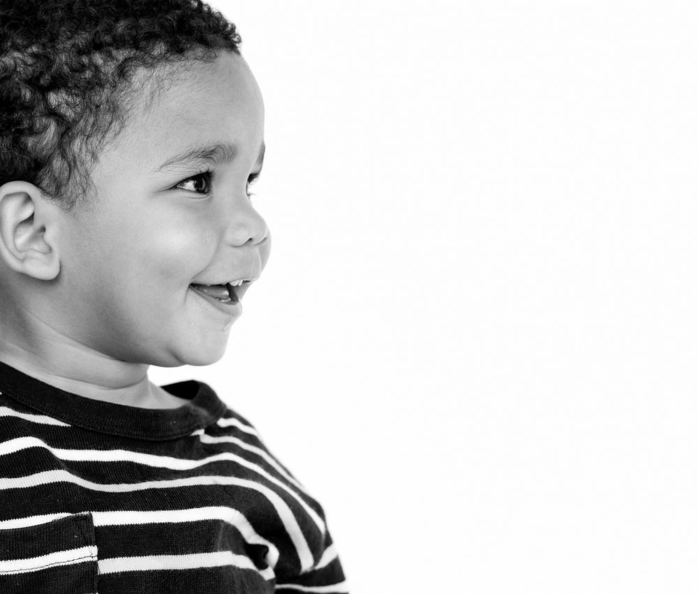 Happiness african little boy smiling Premium Photo rawpixel