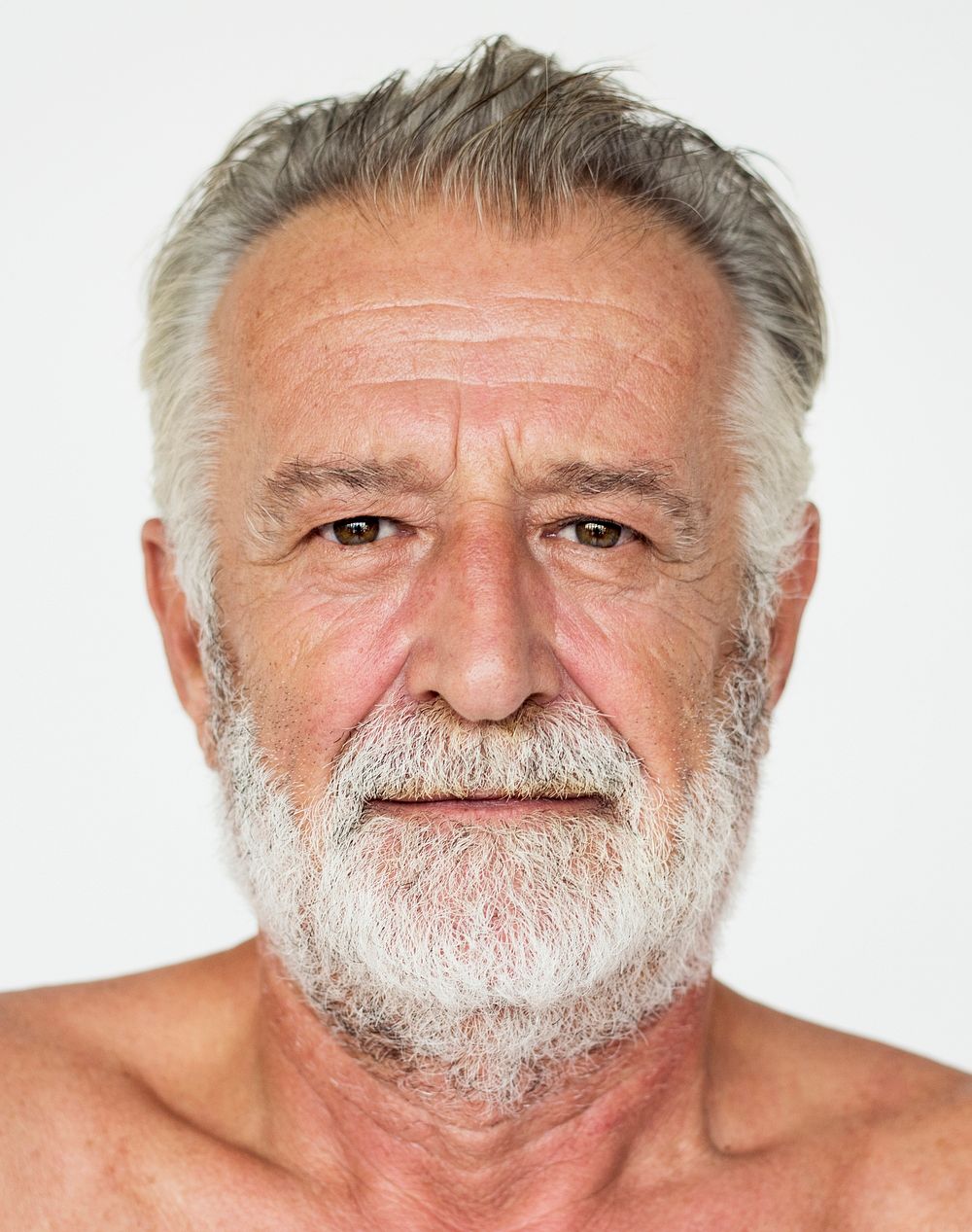 Portrait of a senior man with beard