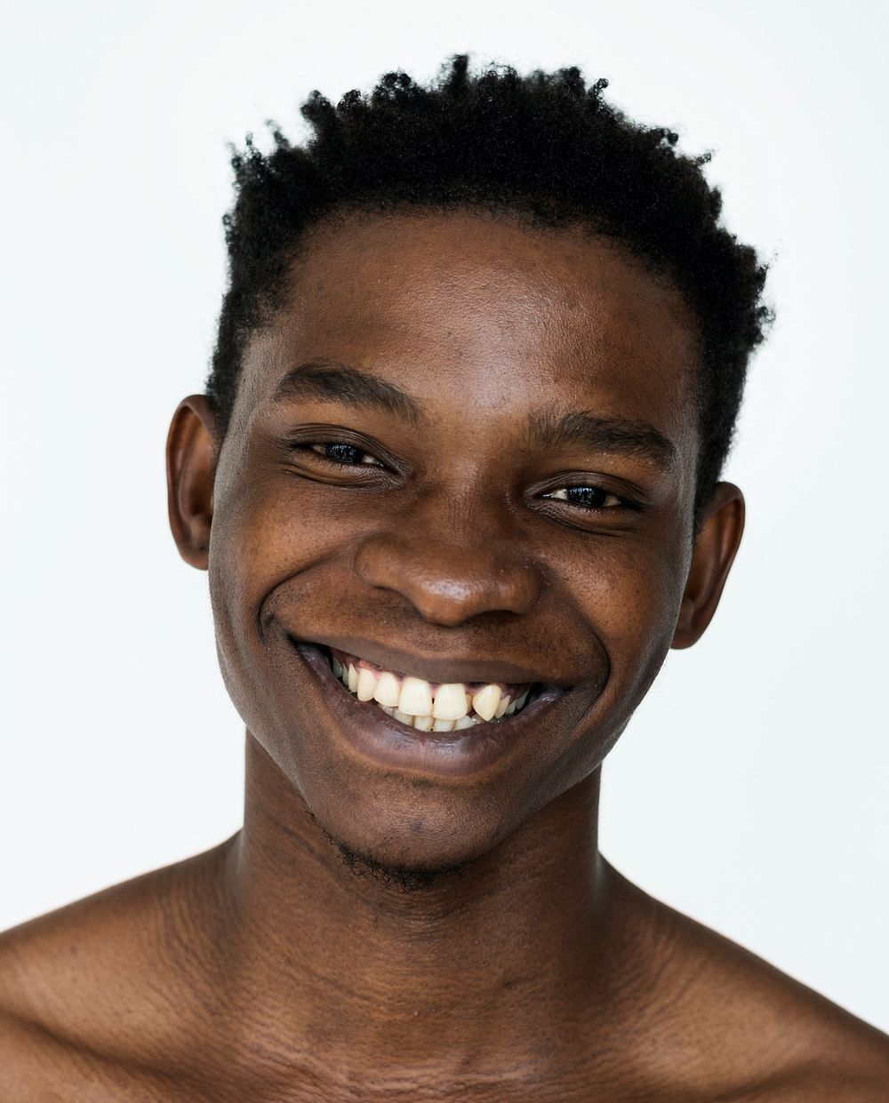 Portrait of a young African man