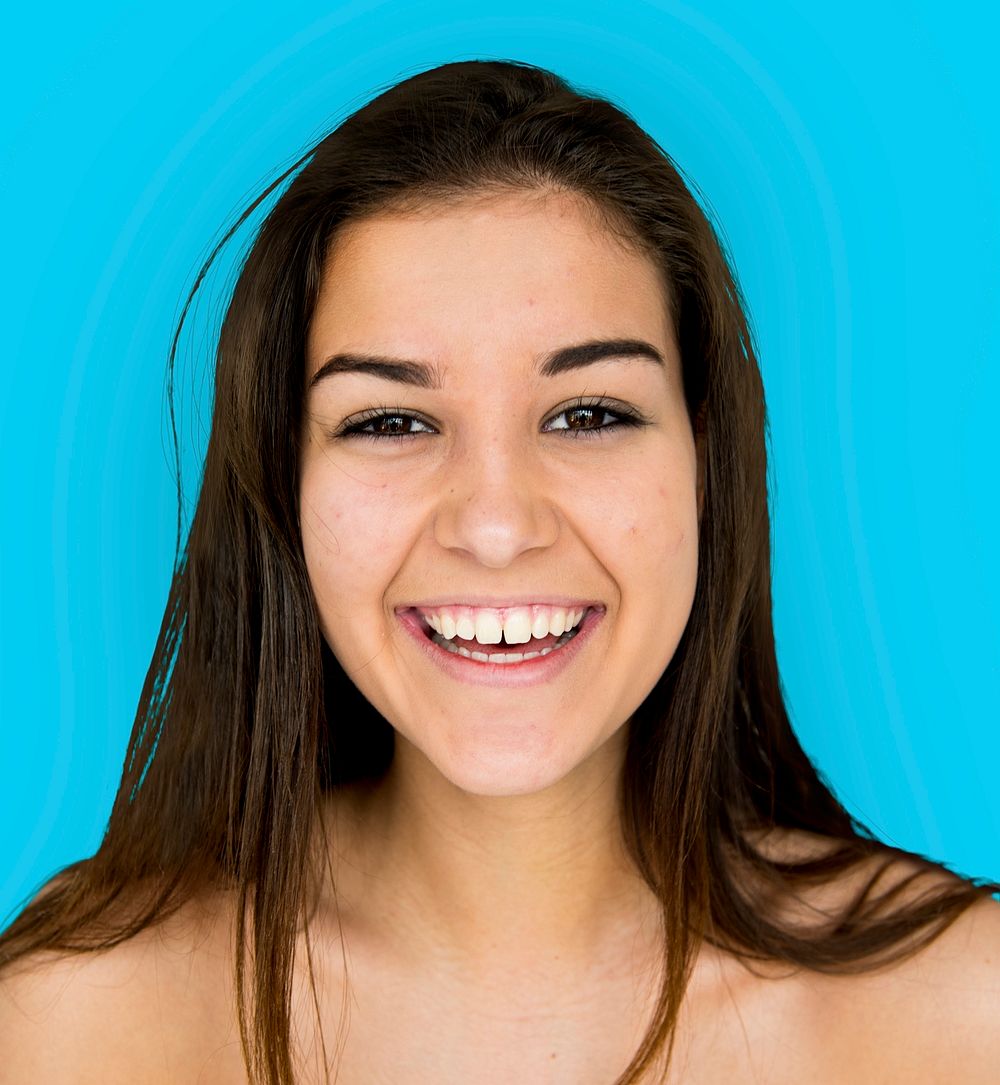Woman portrait shoot with smiling face