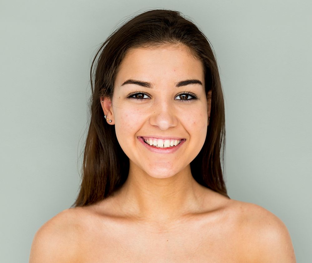 Woman portrait shoot with smiling face