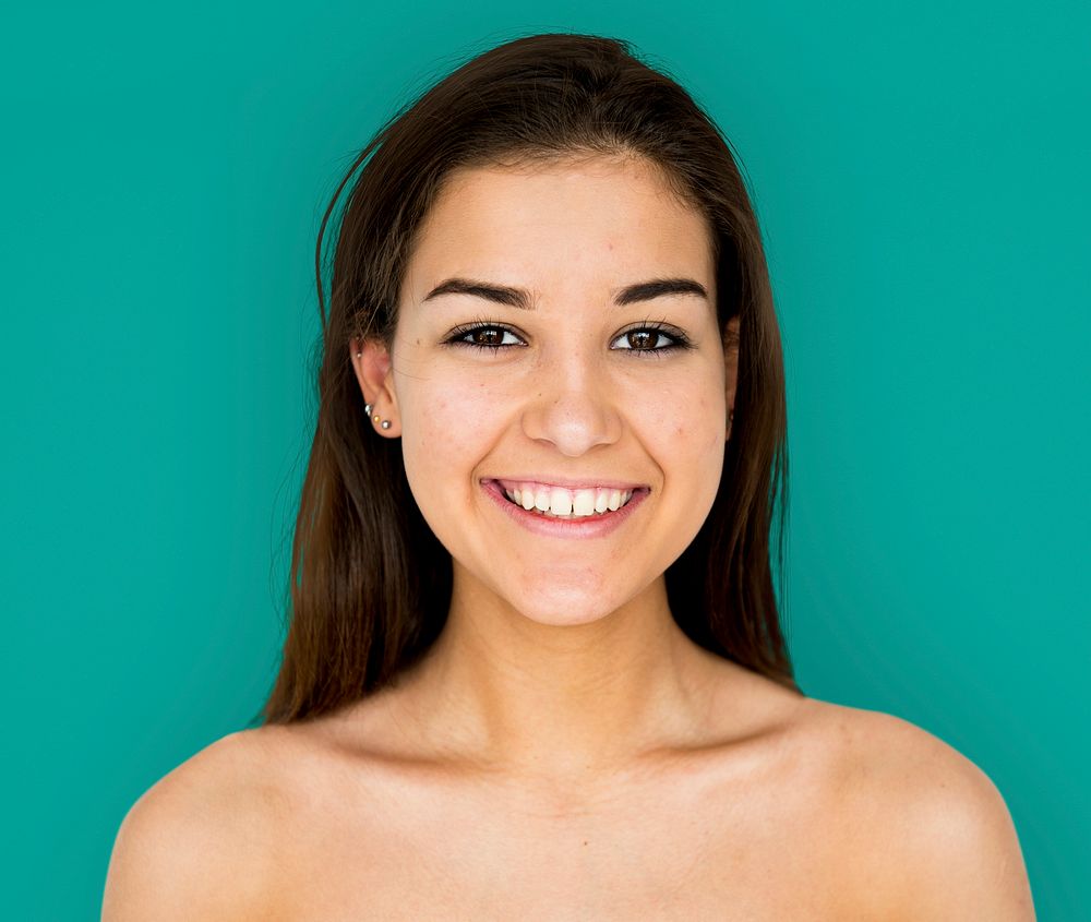 Woman portrait shoot with smiling face