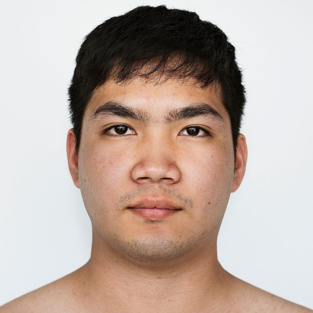 Worldface-Thai boy in a white background