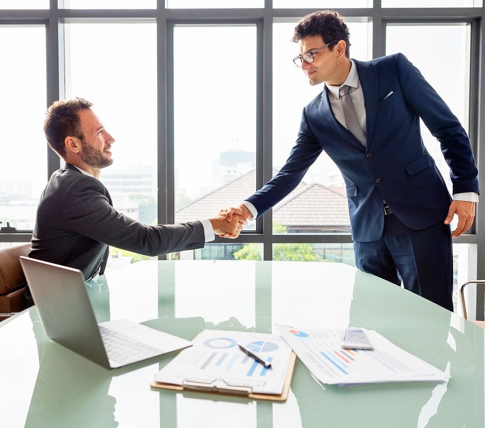 Business People Meeting Strategy Handshake Concept