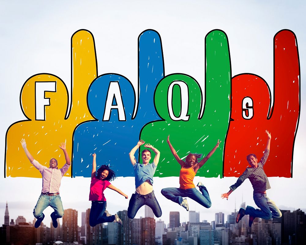 Frequently Asked Questions FAQ Problems Concept