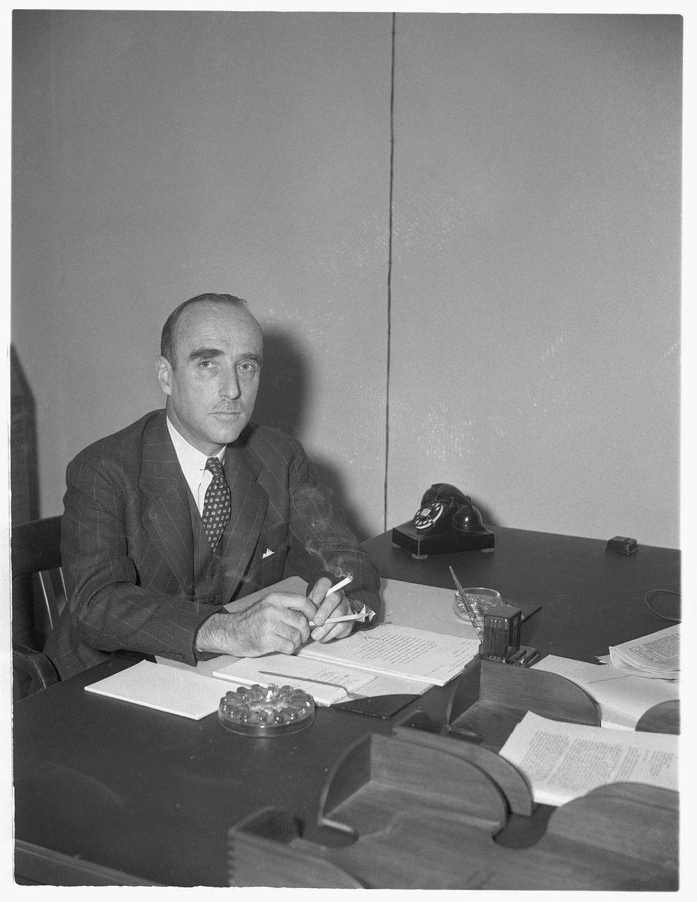 Howard C. Sykes, chief, stockpile and shipping imports Branch Division of Materials, Production Division, Office of…
