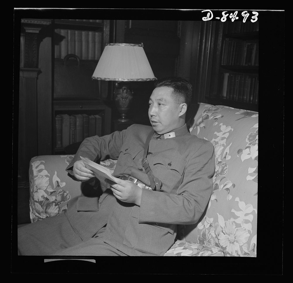 Press conference with General Chu Shih-Ming. On the fifth anniversary of the Chinese-Japanese War, Major General Chu Shih…