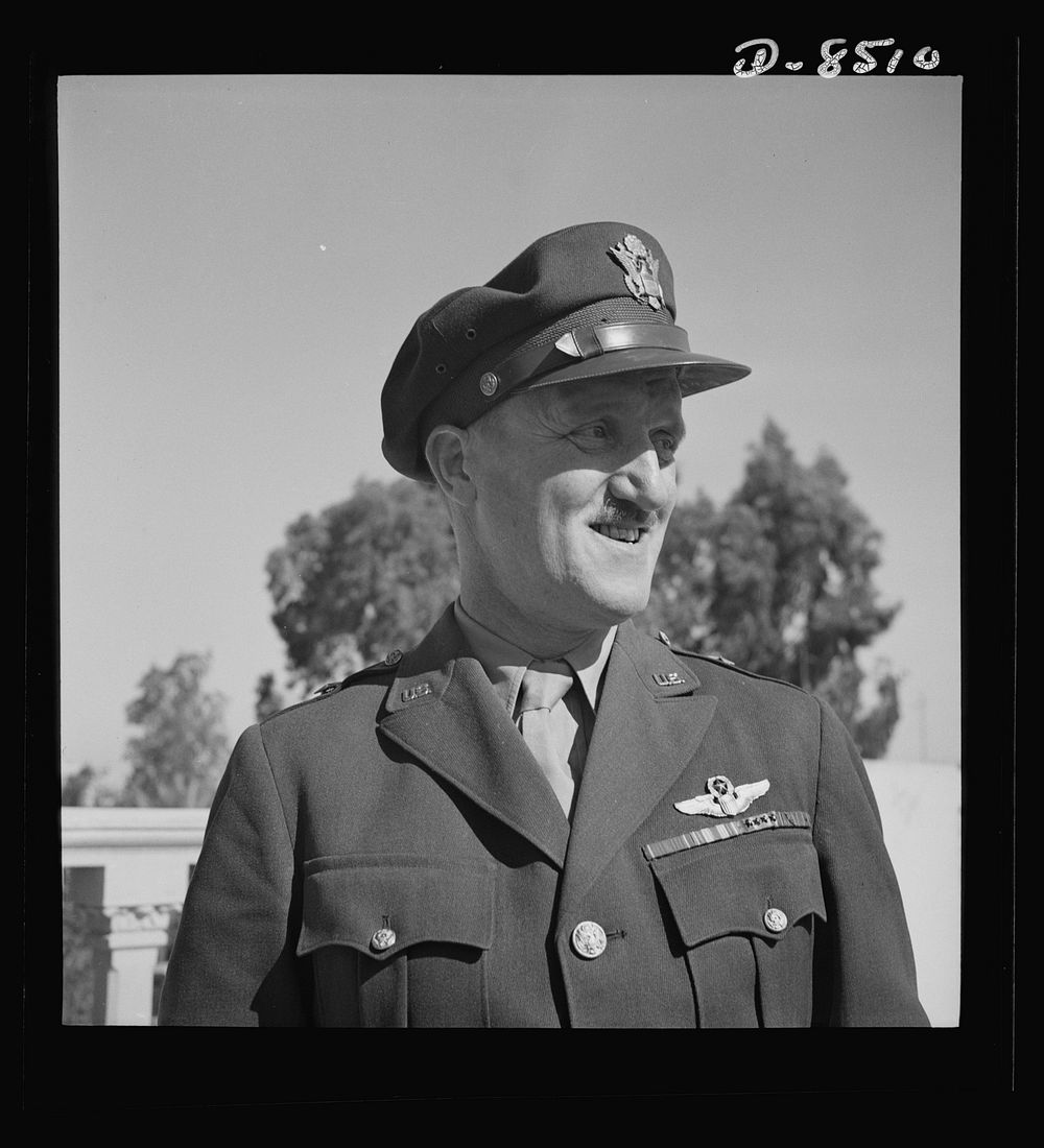 Brigadier General Victor H. Strah, Chief of Staff, Ninth Air Force, Bowling Green, Kentucky. Sourced from the Library of…