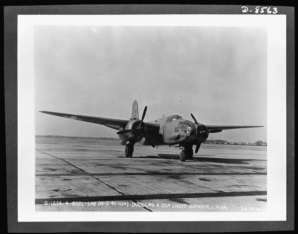 Douglas military aircraft Army. The Douglas A-20 (Havoc) light bomber, called the Boston by the British, is used by both the…