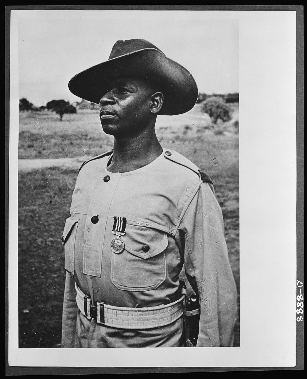 Decorated for gallantry in East African campaign. Private Seidu Issalia, Gold Coast Regiment, Royal West African Frontier…