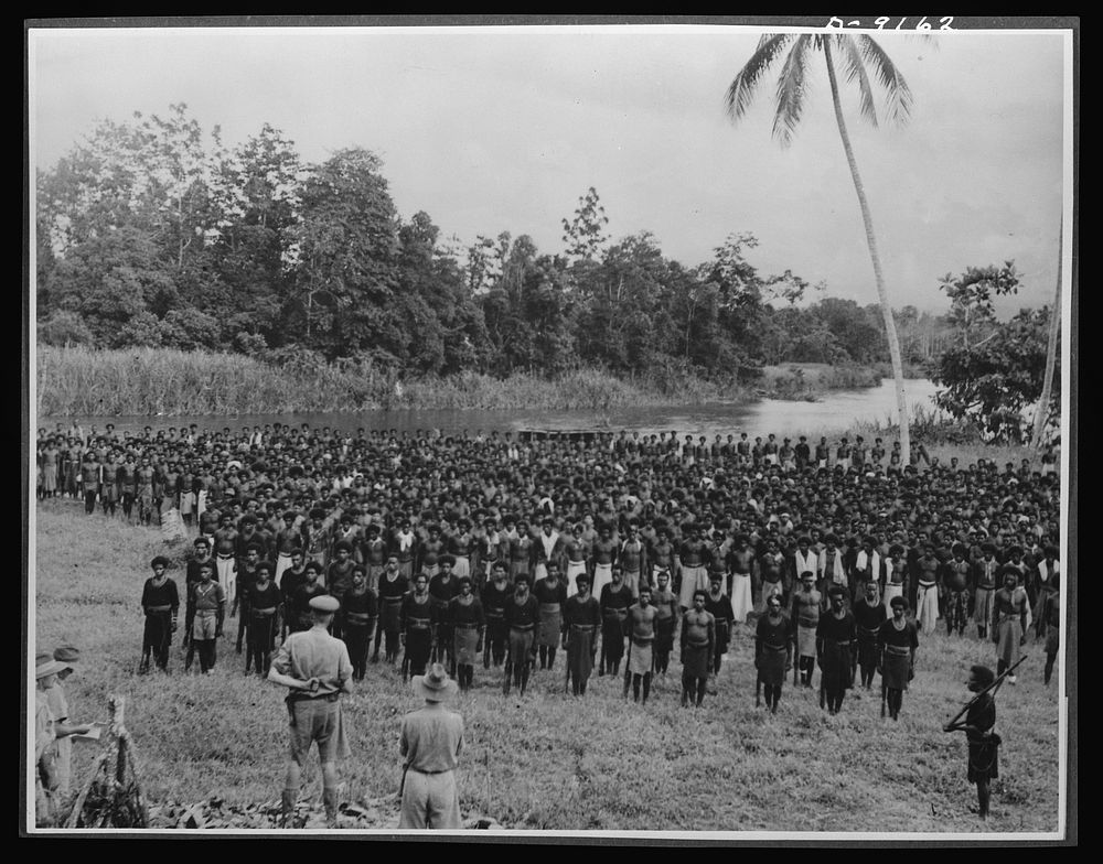 Natives aid Allied drive in New Guinea jungles. The Australian Commonwealth has decorated hundreds of New Guinea natives for…