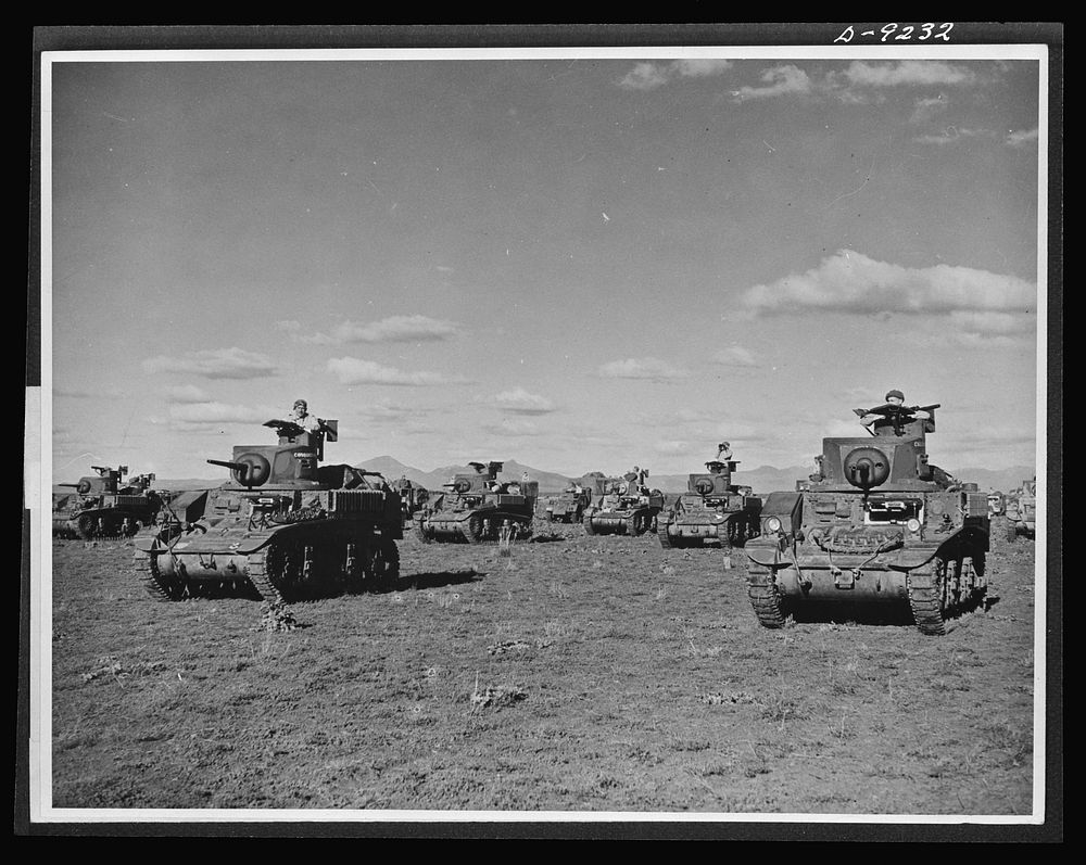 Australia in the war. American light tanks, manned by Australian crews, are playing an important role in the development of…