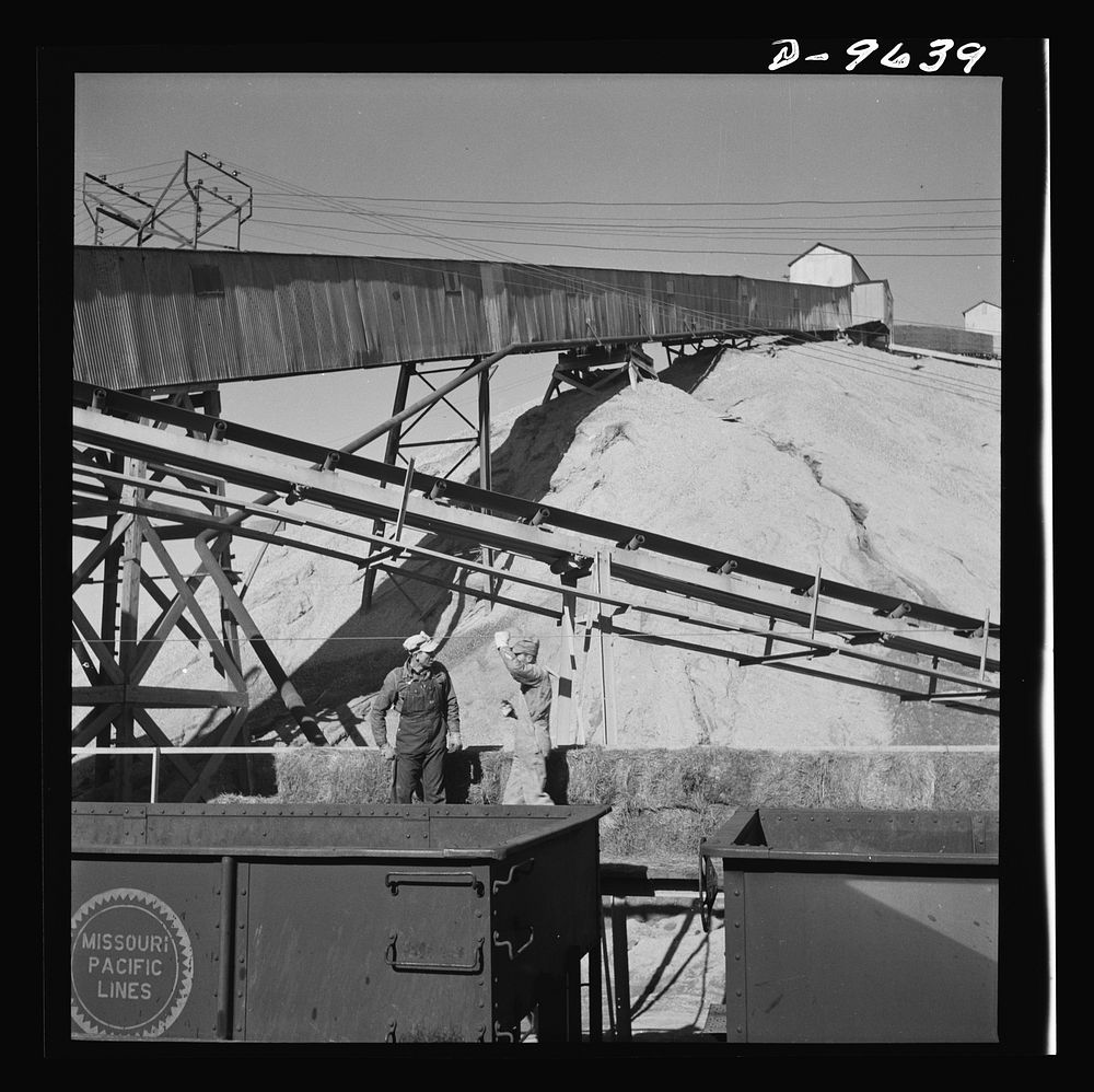 Production. Zinc. A mountain of waste rock grows steadily outside a zinc concentrator. From the Eagle-Picher plant near…
