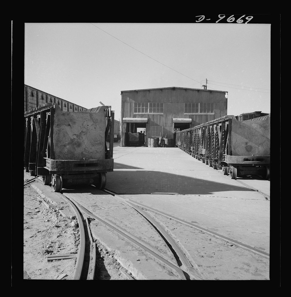 Production. Copper (refining). Transfer cars at a large copper refining operation. Large amounts of copper are produced for…