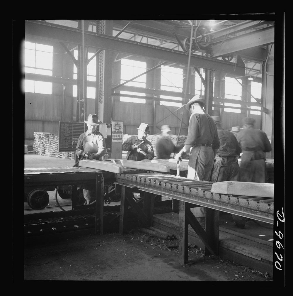 Production. Copper (refining). Copper ingots on conveyors at a large copper refining operation. Large amounts of copper are…
