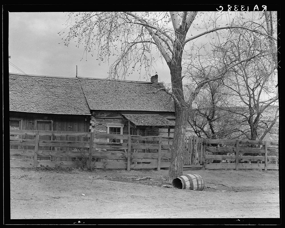 Type home. Escalante, Utah. Sourced from the Library of Congress.