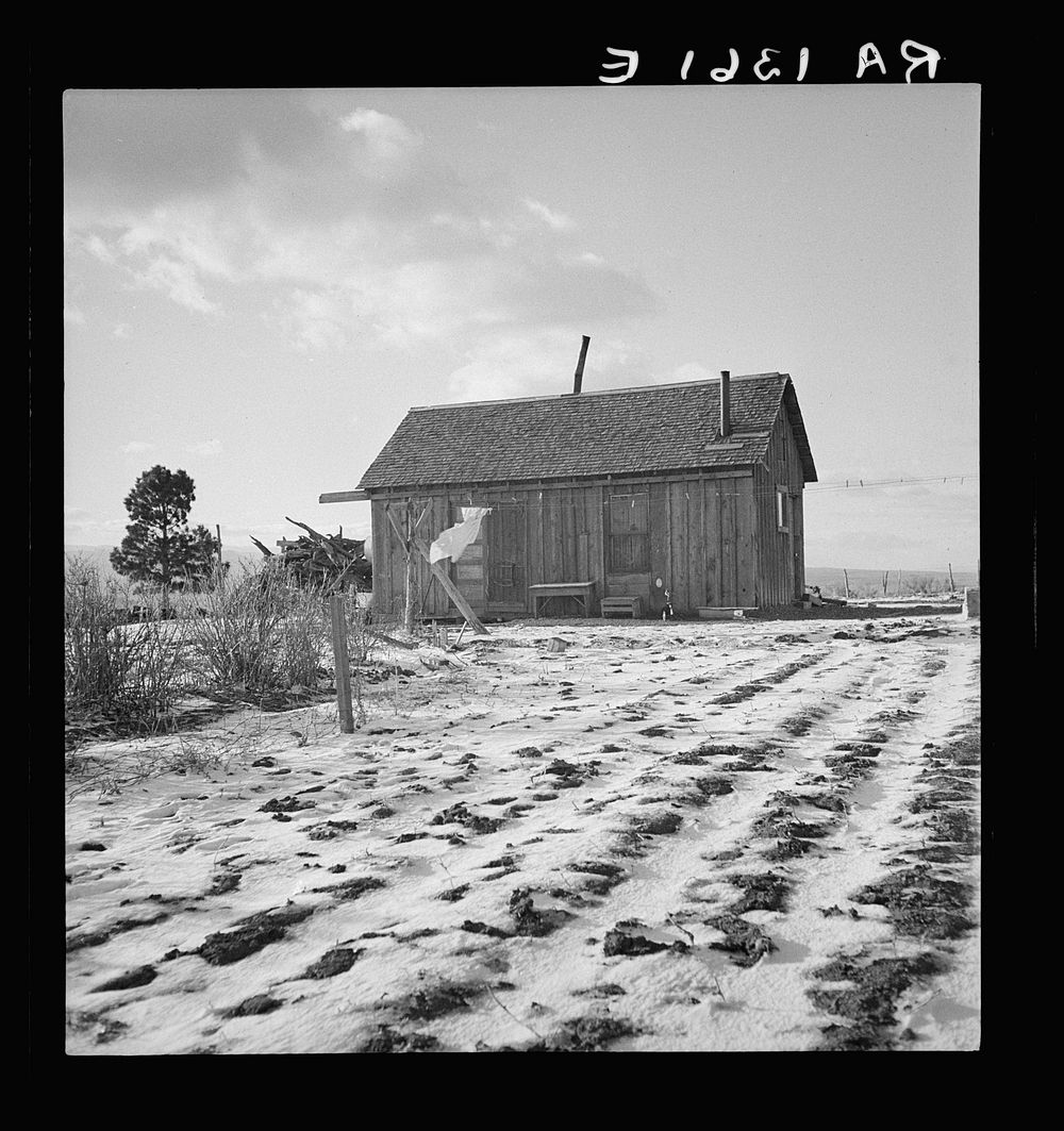 Widtsoe farm home. Resettlement Administration purchase. Utah. Sourced from the Library of Congress.