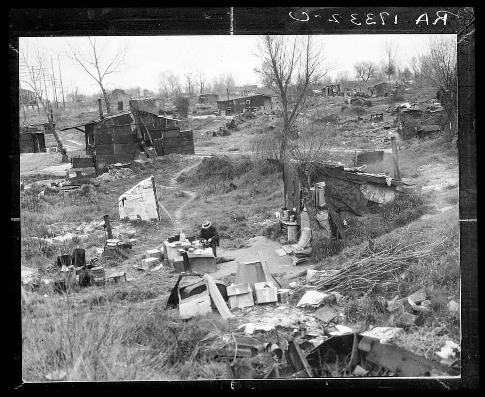 Migrant workers' camp, outskirts of Marysville, California. The new migratory camps now being built by the Resettlement…