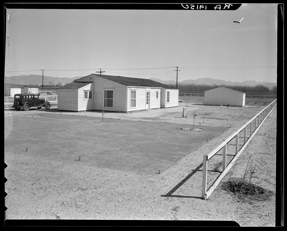 San Fernando homesteads, California. Sourced from the Library of Congress.