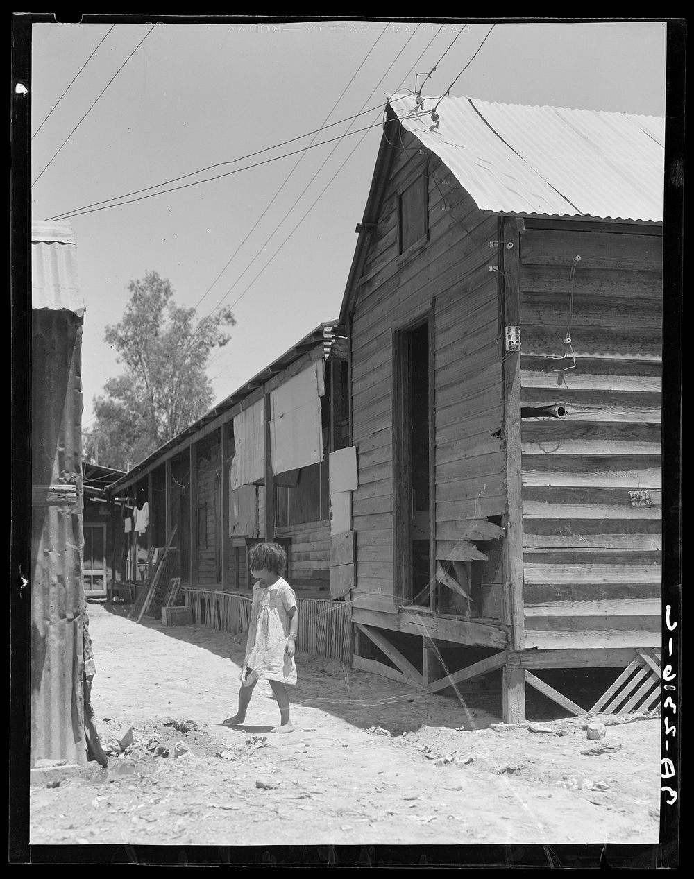 Home of Mexican field laborers. Brawley, Imperial Valley, California. Sourced from the Library of Congress.