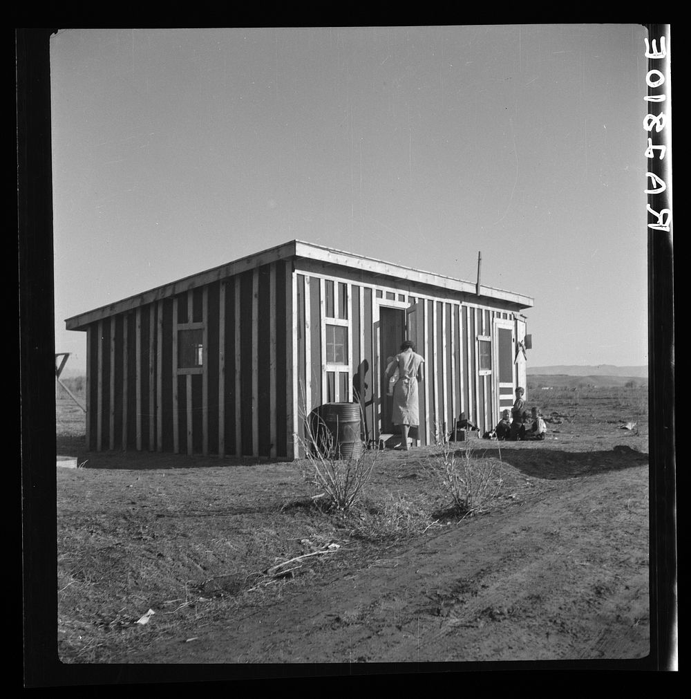 Temporary housing for the settlers. Free Photo rawpixel