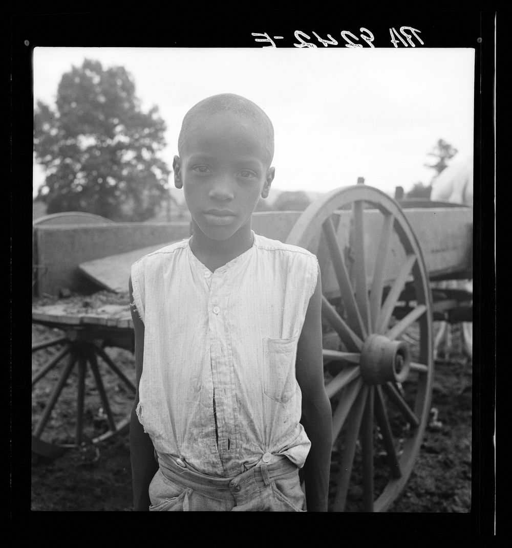 Negro child on the Mississippi Delta by Dorothea Lange