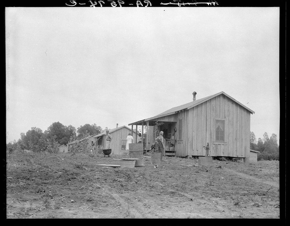 New cabins at Hill House, Mississippi. Sourced from the Library of Congress.