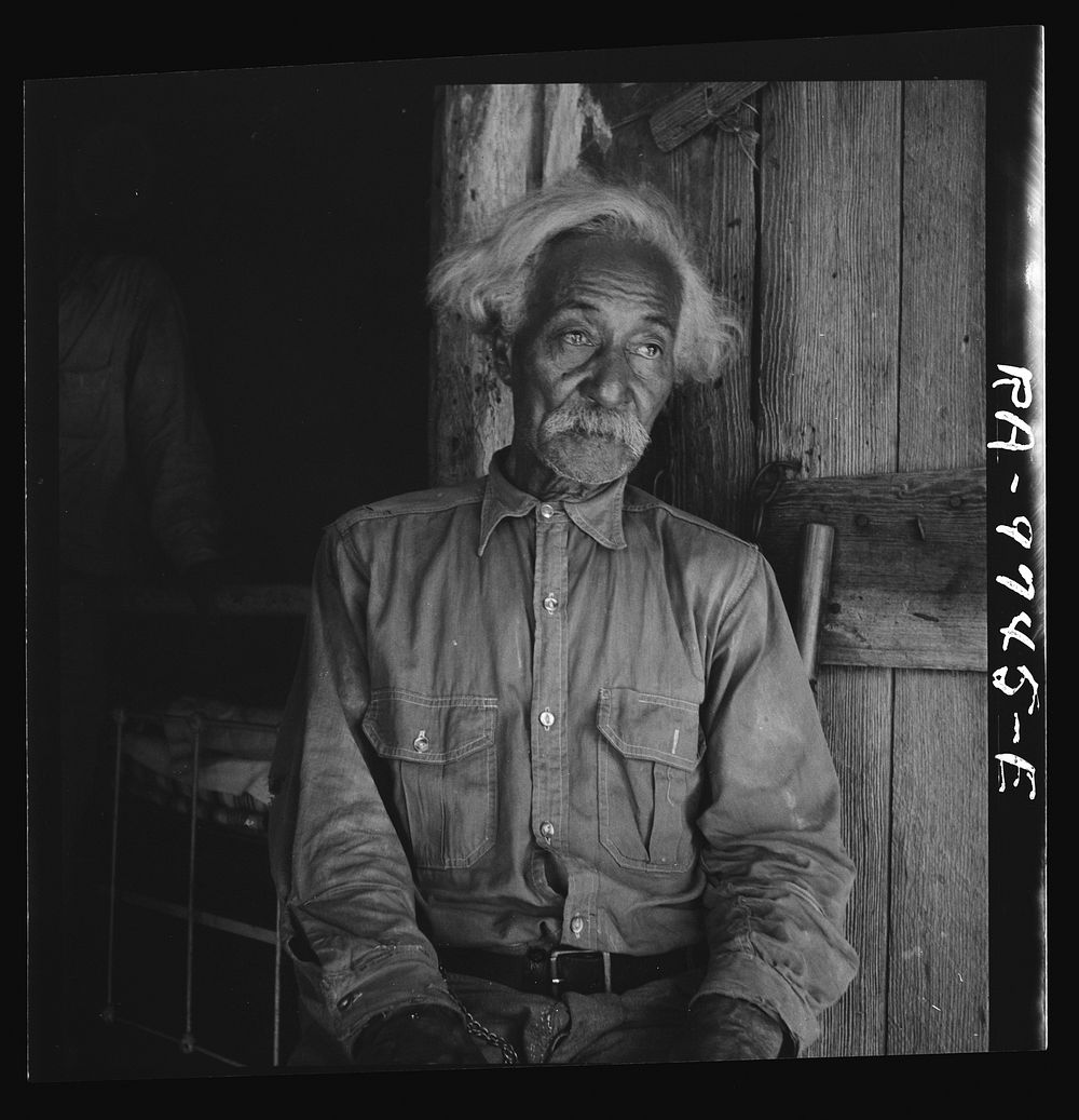 Bob Lemmons, Carrizo Springs, Texas. Born a slave about 1850, south of San Antonio. Came to Carrizo Springs during the Civil…