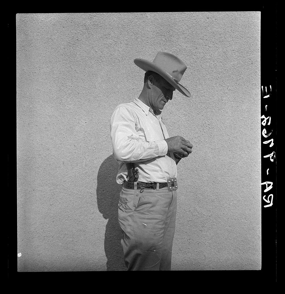 Arizona small town sheriff. Duncan, Arizona. Sourced from the Library of Congress.