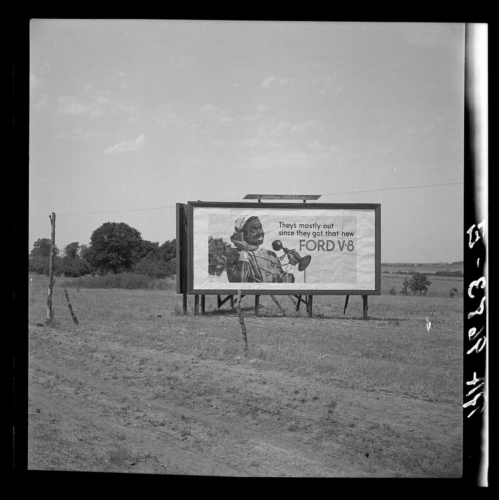 Billboard sign. Southern California, near Los Angeles. Sourced from the Library of Congress.