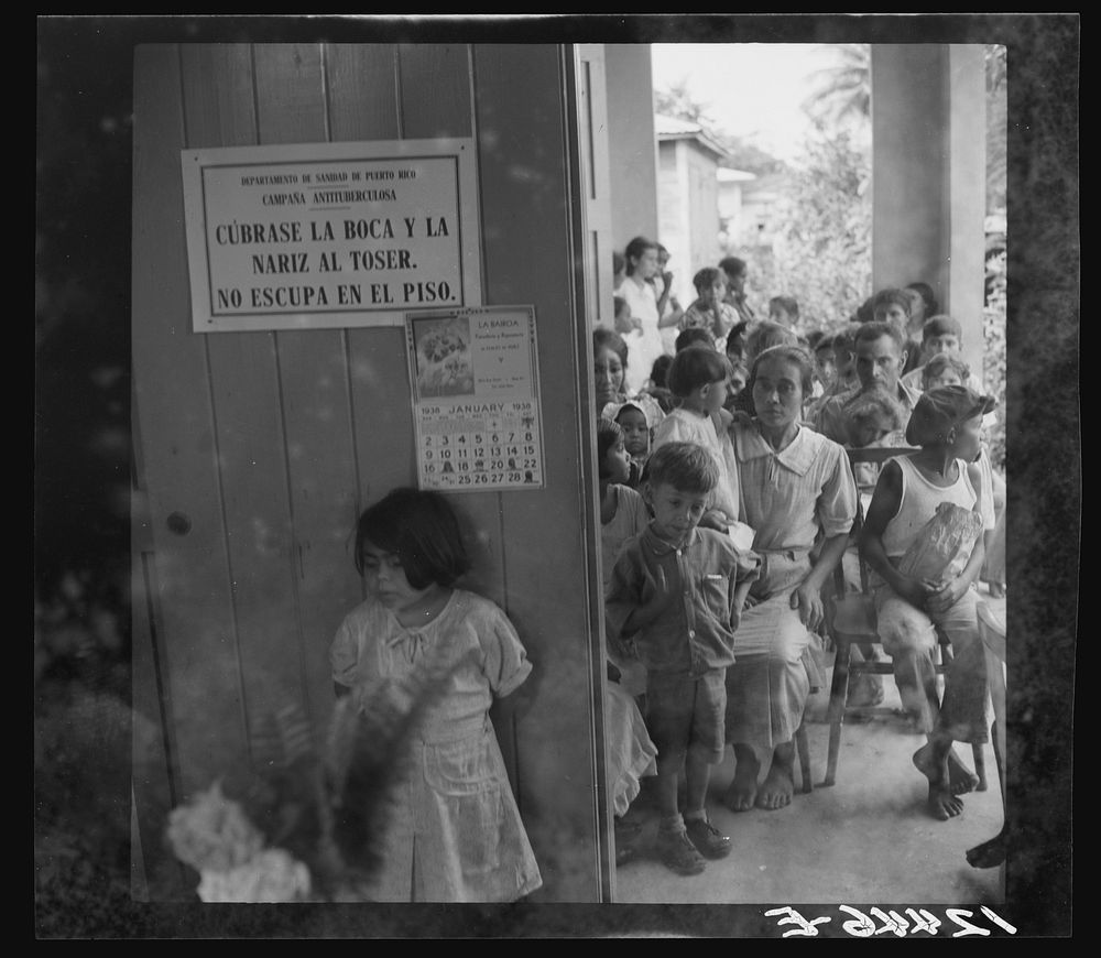 Children's day at a P.R.R.A. (Puerto Rico Resettlement Administration) health center. San Juan, Puerto Rico. Sourced from…