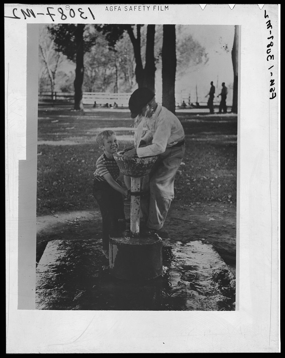 Fun water fountain, picnic grounds. | Free Photo - rawpixel