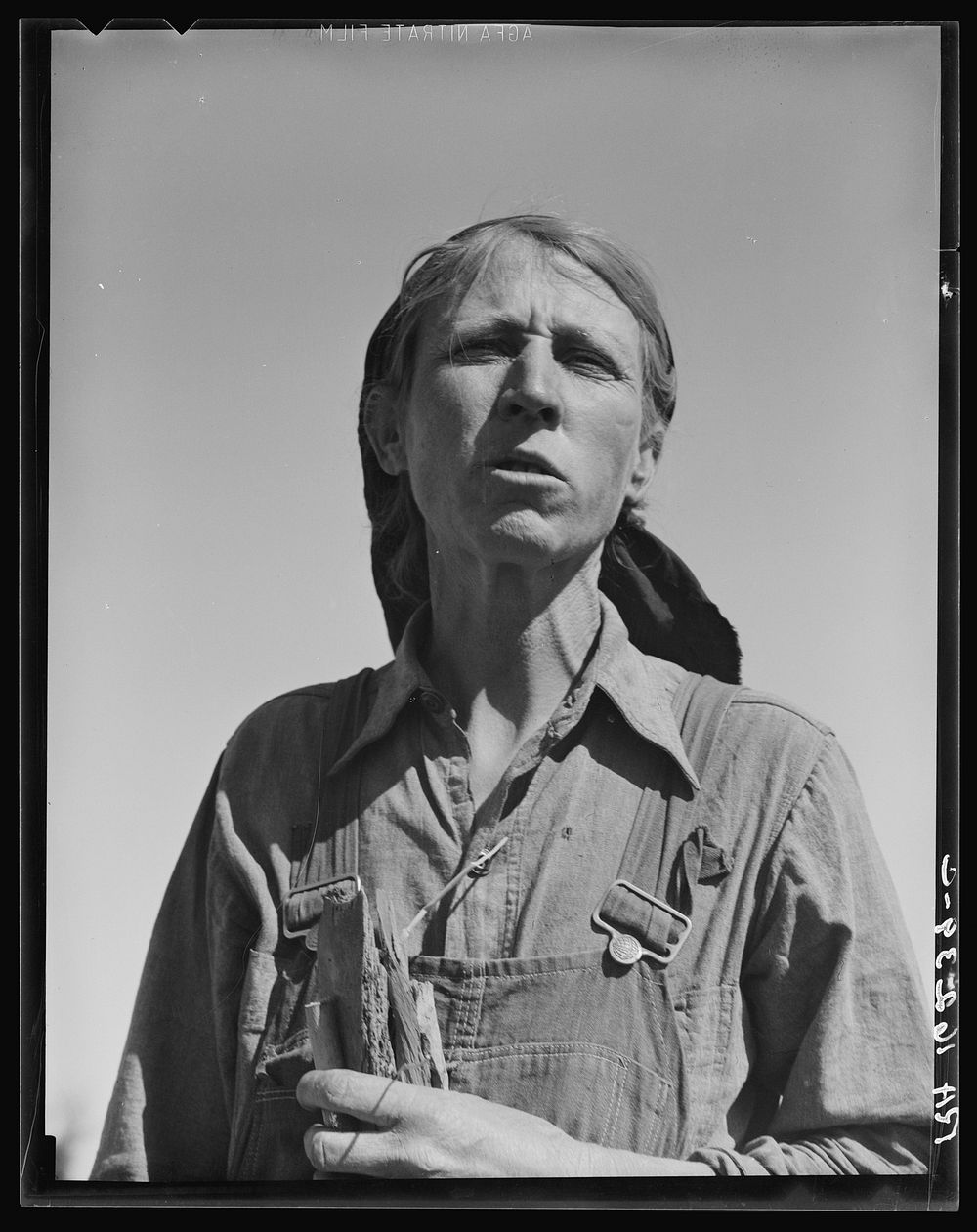 "This is a hard way to serve the Lord." Oklahoma drought refugee, California. Sourced from the Library of Congress.