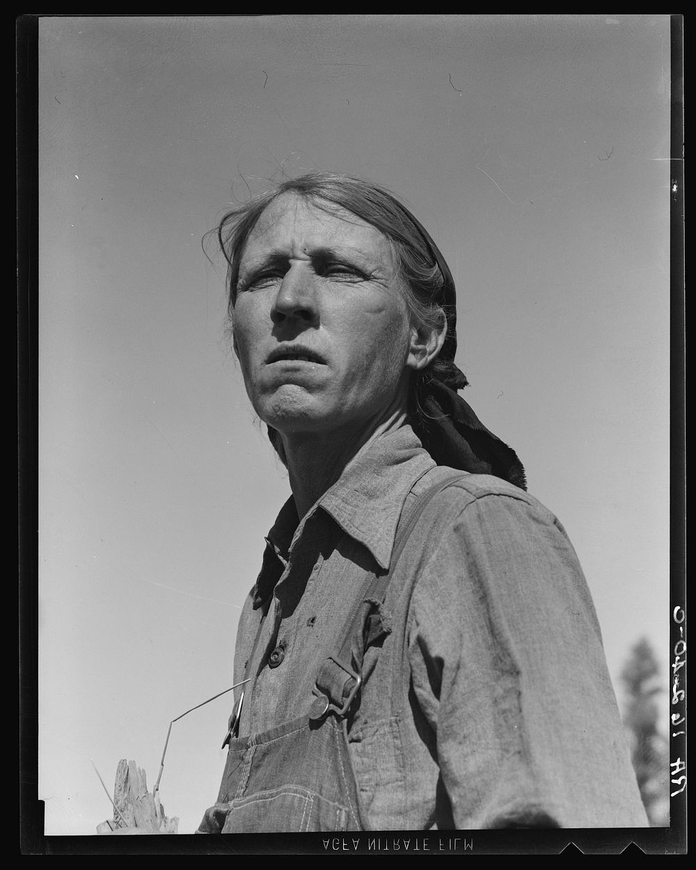 Drought refugee from Oklahoma in California. Sourced from the Library of Congress.