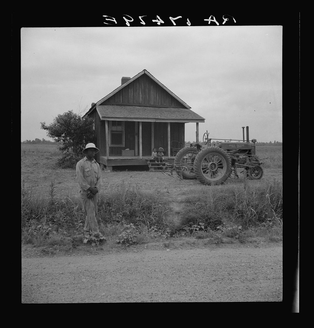 This ex-tenant still lives on the plantation but works for wages of one dollar a day. He estimated that he worked about 190…