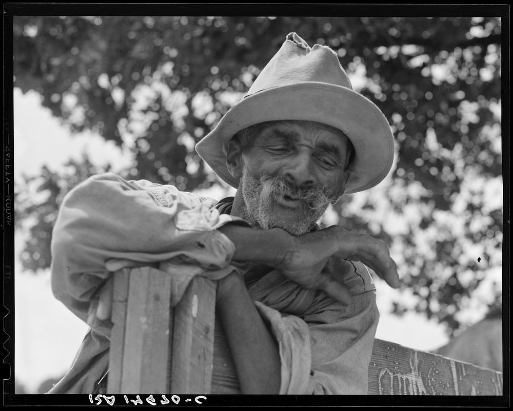 This man was born a slave in Greene County, Georgia by Dorothea Lange