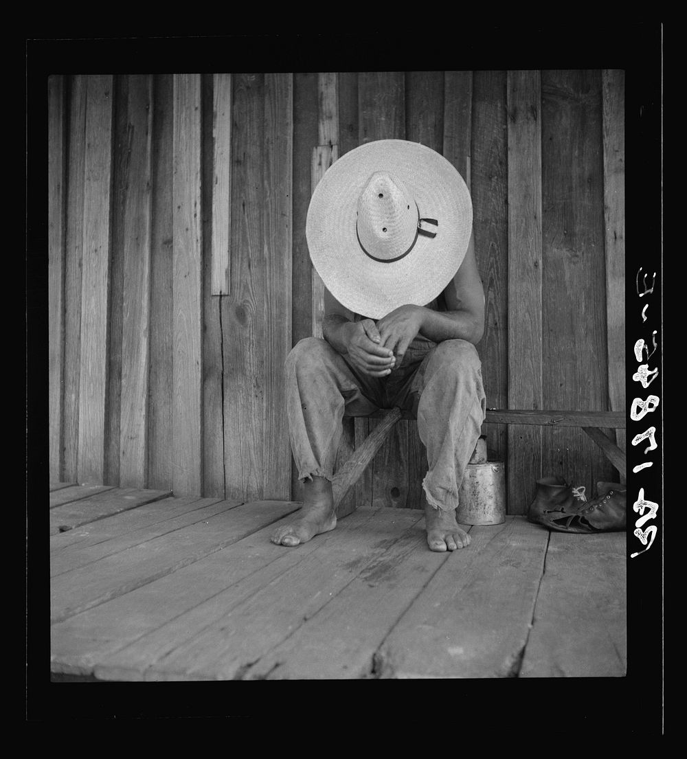 Turpentine worker. DuPont, Georgia by Dorothea Lange